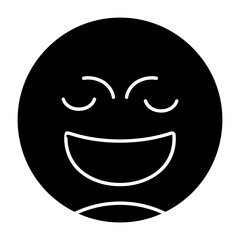 Obraz premium Relieved Face Icon