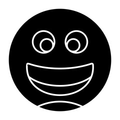 Grinning Face with Big Eyes Icon