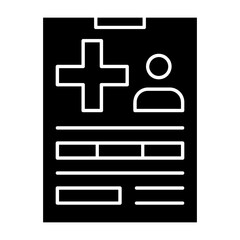 Obraz premium Medical Report Icon