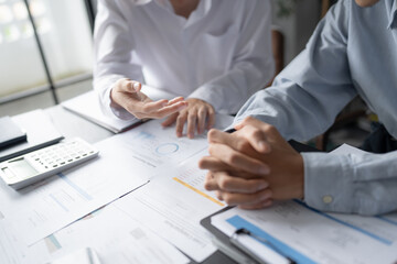 Business People Meeting Design Ideas professional investor working new start up project. Concept. business planning in office.