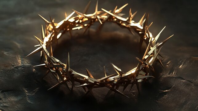 Golden Crown of Thorns: A Religious Symbol