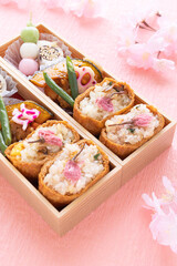 春のお花見弁当