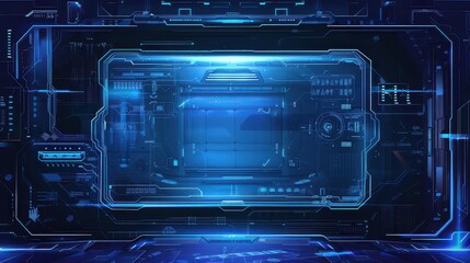 Game stream frames. Glow theme for live conference of gaming streamers, hud frame twitch streaming media gamer broadcast webcam box video screen, garish vector illustration of game screen futuristic
