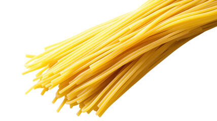 Spaghetti strands elegantly arranged in a bright, inviting setting
