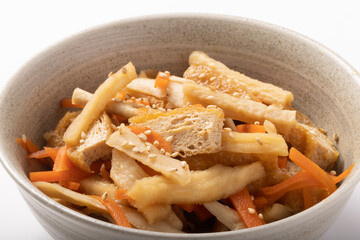 切り干し大根と油あげの煮物