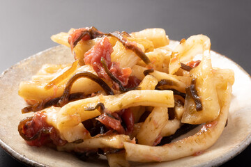 切り干し大根　梅昆布漬け