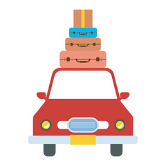 Car Trip Illustration