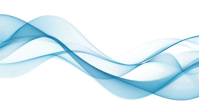 Abstract blue wave pattern background, conveying a sense of calm and movement, great for tech and business themes