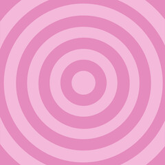 Pink Circle Radial Background Pop Art