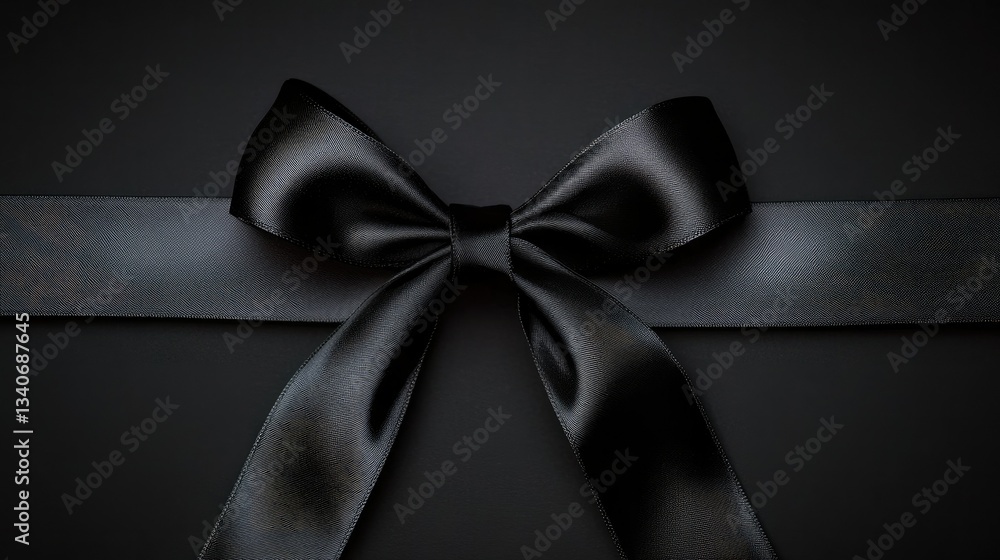 Poster classic black background with subtle gradients, creating depth and contrast for elegant presentation