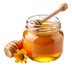 Pure Honey: Benefits, Uses & Best Brands isolated on transparent background