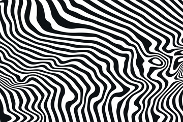 Naklejka premium black and white animal print pattern background