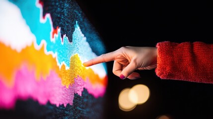 Disruptive Data Visualization AI-Powered Market Analytics with Vibrant Digital Insights - Next-Gen Business Intelligence for Strategic Decision Making