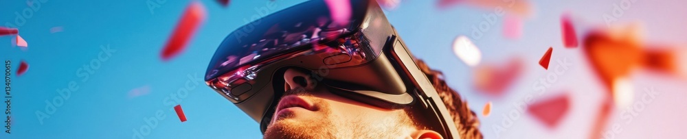 Fototapete immersive xr analytics next-gen entertainment metrics with cinematic vr visualization - cutting-edge