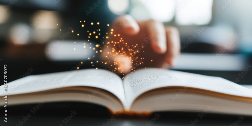 Poster Digital Learning Revolution Immersive Knowledge Transformation with Augmented Reality Book Experience - Next-Gen Educational Technology Visualization