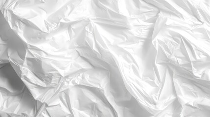 White wrinkled plastic bag texture --ar 16:9