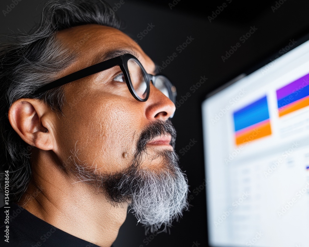 Aufkleber Neurotech Visionary AI-Driven Data Science Optimization for Next-Gen Digital Performance and Predictive Analytics in Immersive Workspace Environments