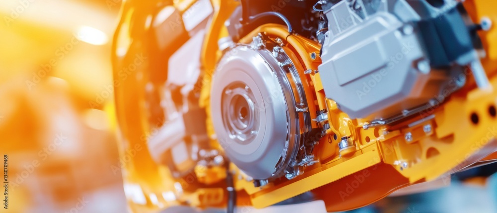Poster Next-Gen Electric Vehicle Engineering Precision Metallic Battery Integration with Advanced Robotic Manufacturing - Innovative Sustainable Mobility Technology