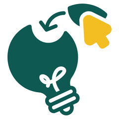 Problem salving green icon