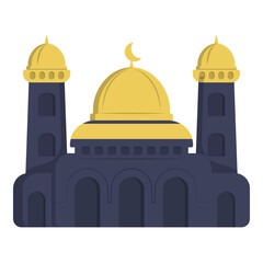 Cute Mosque Illustration