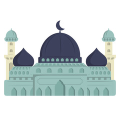 Cute Mosque Illustration