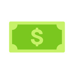 dollar vector icon on transparent background