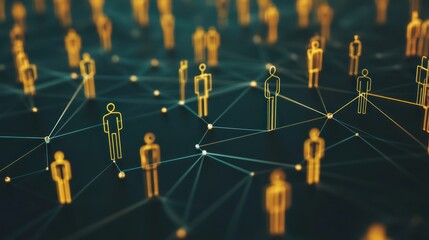 Global Network Connection: Visualization of a Complex Social Network