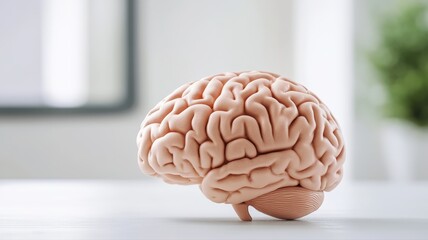 A Detailed of the Human Brain, Alzheimer's Treatment Methods Concept