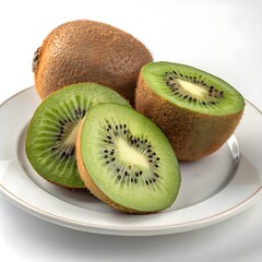 kiwi fruit on a plate