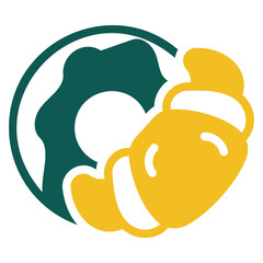 Snack green icon