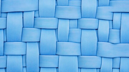 Obraz premium A close-up of a blue woven texture, showcasing intricate patterns and a smooth finish, Denim Texture woven seamless.