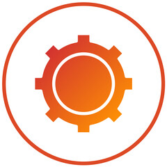 Vector Design Gear Icon Style