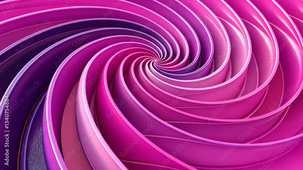 Poster colorful abstract swirl pattern in gradient hues