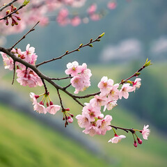 Obraz premium pink cherry blossom