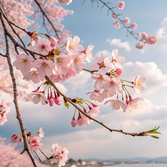 Obraz premium cherry blossom in spring