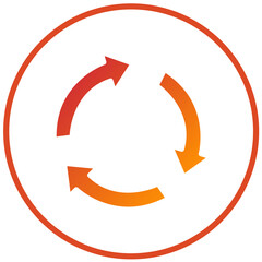 Vector Design Loop Icon Style
