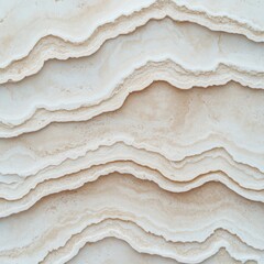 High-definition close-up of porous travertine cladding, intricate patterns and textures