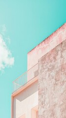 Minimalist Architecture & Pastel Sky