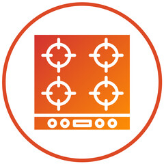 Vector Design Stove Icon Style