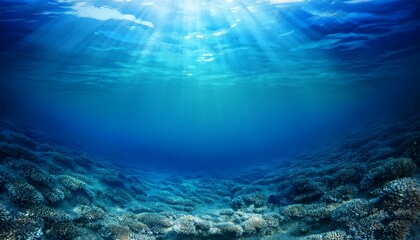 sea or ocean underwater deep nature background