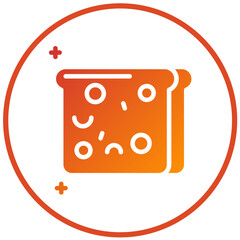 Whole Wheat Bread Vector Design Icon Style