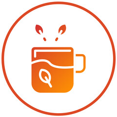 Herbal Tea Vector Design Icon Style