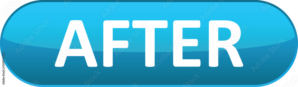 Poster after button. button element for web design and mobile devices. vector illustration