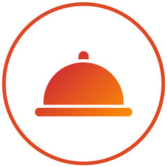 Vector Design Platter Icon Style