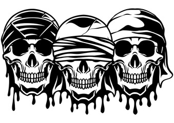 Three Wise Skull
