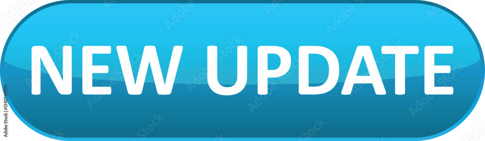 Aufkleber new update button. button element for web design and mobile devices. vector illustration