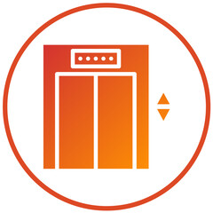 Vector Design Elevator Icon Style