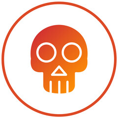 Vector Design Skull Icon Style