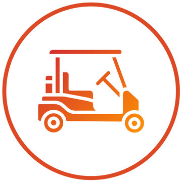 recommend clip art: Vector Design Golf Cart Icon Style