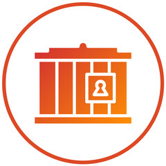 Vector Design Jail Icon Style